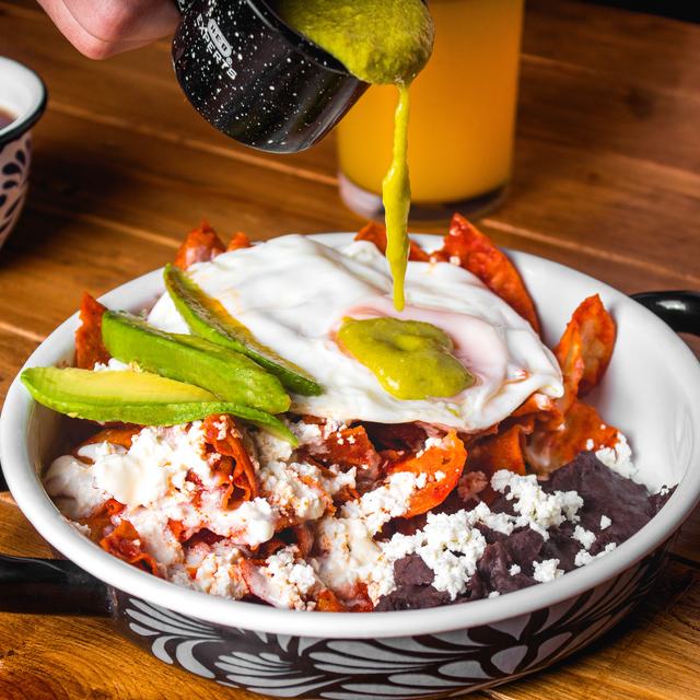 Chilaquiles con huevo