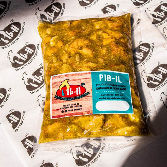 Medio litro de chicharrón en salsa verde al alto vacío
