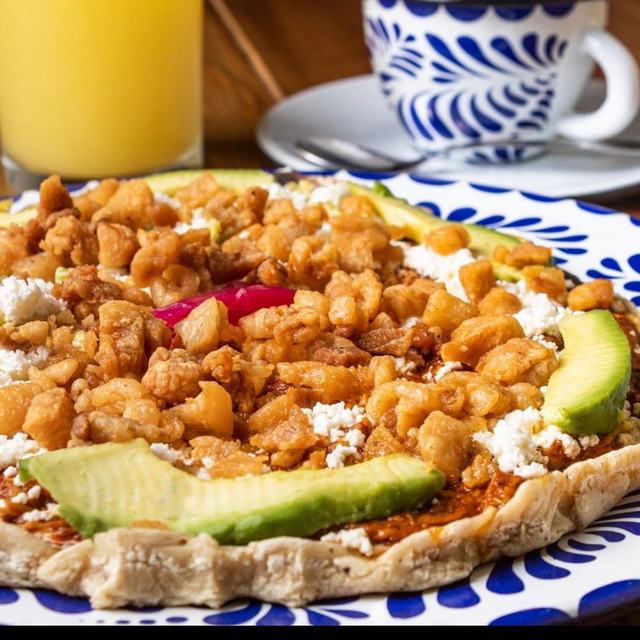 Migada de chicharrón verde